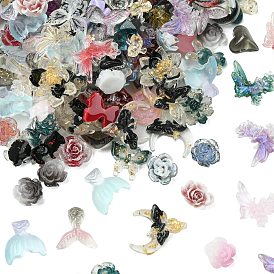 200шт. украшения из смолы для ногтей, разнообразные