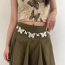 Сплав бабочка звено цепи талия живот цепи для женщин