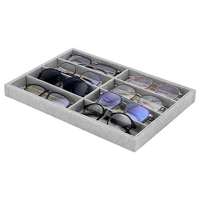 Бархатные подносы для ювелирных изделий, прямоугольные