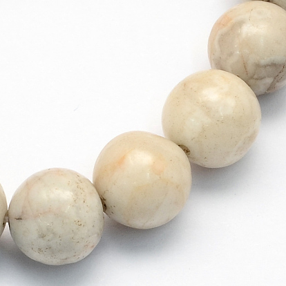 Natural Agate Round Beads Strands, 10.5mm, Hole: 1.2mm, about 36pcs/strand, 15.7 inch
