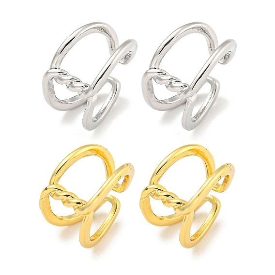 Латунь манжеты серьги