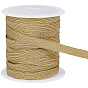 Плоский полиэстеровый металлизированный эластичный шнур, с пластиковыми бобин, для аксессуаров для одежды, украшение подарка