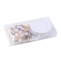 DIY Butterfly Bracelet Making Kit, Including Bicone & Cube & Heart Acrylic & Plastic Beads, Alloy Charms, Elastic Thread