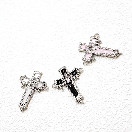 Нержавеющая сталь эмаль религиозные соединители подвески, плавление крестовых связей, цвет нержавеющей стали