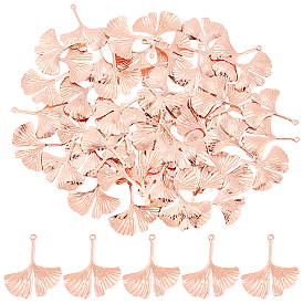 Латунные подвески, гинкго лист