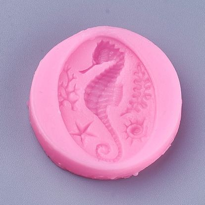 Food Grade Silicone Molds, Fondant Molds, For DIY Cake Decoration, Chocolate, Candy, UV Resin & Epoxy Resin Jewelry Making, Sea Horse
