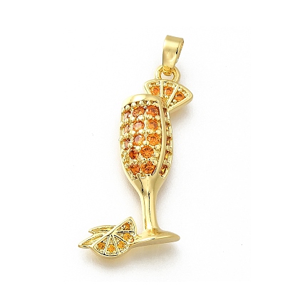 Латунные микро проложить кубического циркония подвески, напитки, стойки покрытие, без кадмия и без свинца, долговечный