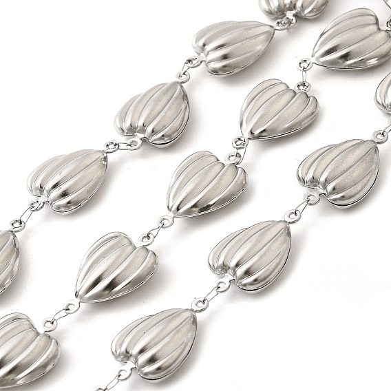 304 цепи из нержавеющей стали ссылка, несварные, сердце, с катушкой