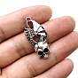 Тибетский стиль сплава цинка подвески, череп прелести