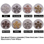 Zinc Alloy Beads Spacers, with One Hole, Snowflake
