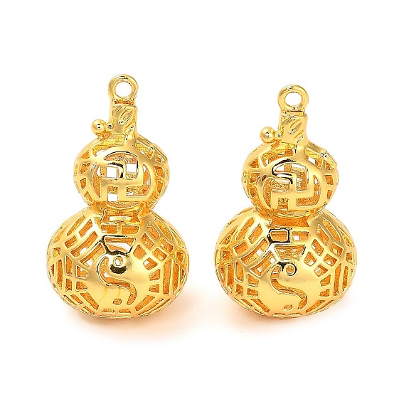 Полые медные подвески, тыквенные прелести, стойки покрытие, долговечный, без свинца и без кадмия