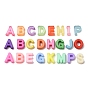 Plastic Slide Charms, Letter A~Z