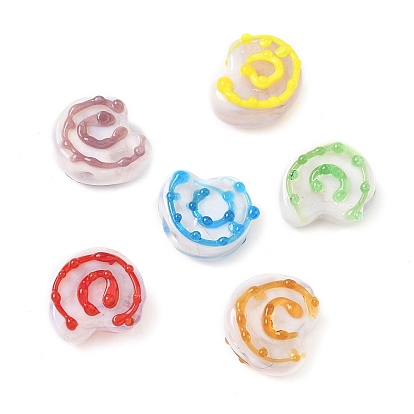 Бусины лэмпворк , раковина