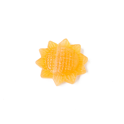 Natural Calcite Display Decorations, for Home Decoration, Sunflower