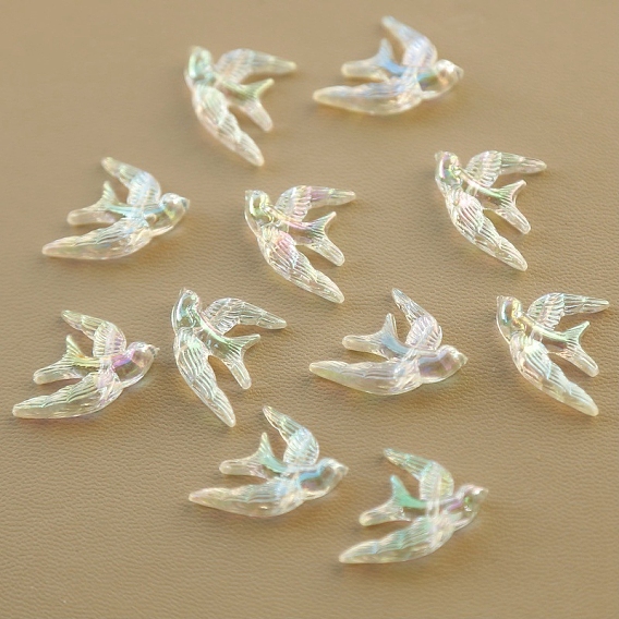 Акриловые бусины, глотать