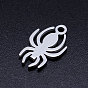 201 Stainless Steel Pendants, Stamping Blank Charms, Spider