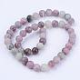 Natural Lilac Jade Beads Strands, Round