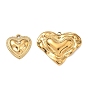 304 Stainless Steel Pendants, Heart Charms