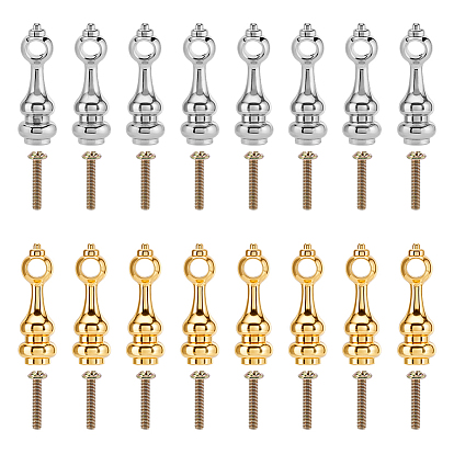 16 сумки 2 цвета, балясины для перил винного шкафа из сплава, с винтом, угловые кронштейны для шкафа.