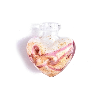 Heart Shape Empty Handmade Perfume Bottles, Aromatherapy Fragrance Essential Oil Diffuser Bottle
