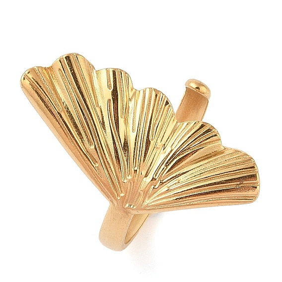 Ионное покрытие (IP) 304 открытые манжеты из нержавеющей стали для женщин