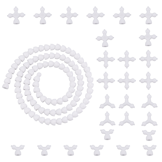 Пластиковая фигурка подвижный скелет, принадлежности для изготовления кукол