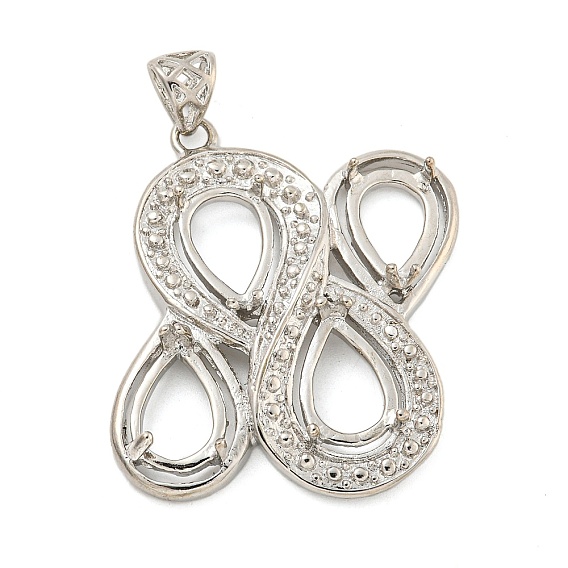 Покрытие стойки латунь пришить настройки зубца, настройки когтей для остроконечных страз, настройки открытой спины, бесконечность