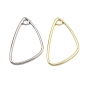 Alloy Pendants, Triangle Charms, Rack Plating, Cadmium Free & Nickel Free & Lead Free