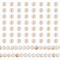 2 Strands AB Color Natural Freshwater Shell Beads Strands, Round