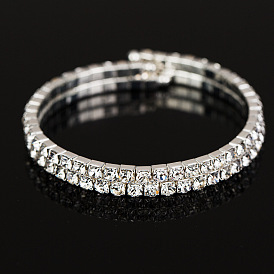 Sparkling Thin Bracelet for Fashionable Urban Women - B066