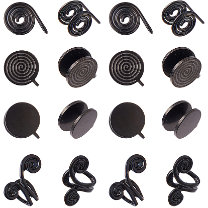 16 шт. 4 стили серьги-манжеты из сплава и 304 нержавеющей стали