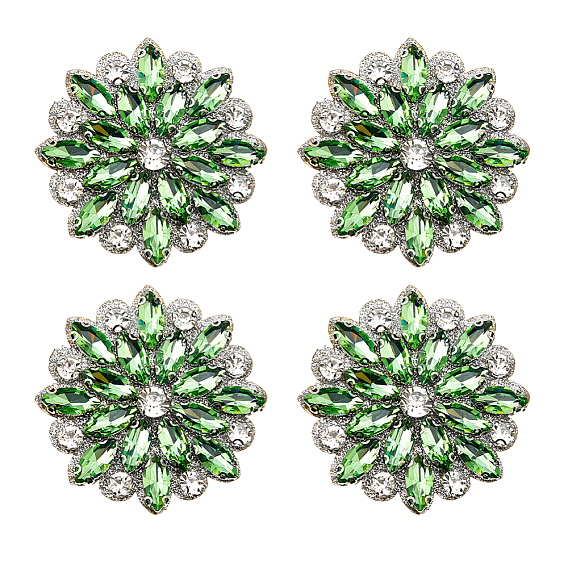 4 шт. аксессуары из пайеток и стразов, используется для свадебного пояса, аксессуары для талии