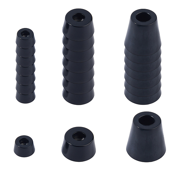 24шт. 3 виды синтетических резиновых мебельных накладок