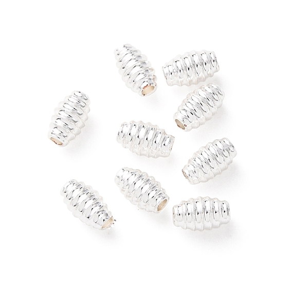 Латунные бусины, баррель, долговечный, без свинца и без кадмия, стойки покрытие