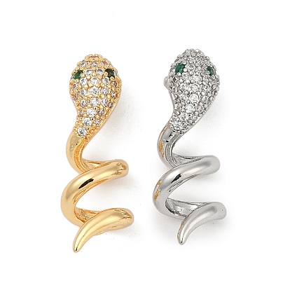 Латунные микро проложить кубического циркония подвески, без кадмия, без никеля и без свинца, змеиные чары