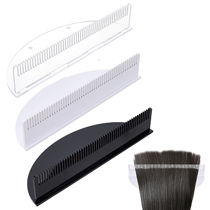 3шт. 3цветные акриловые подставки для демонстрации париков, держатель органайзера для париков, подставка для хранения париков