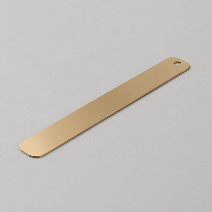 Brass Bookmarks, Stamping Blank Tags, Rectangle