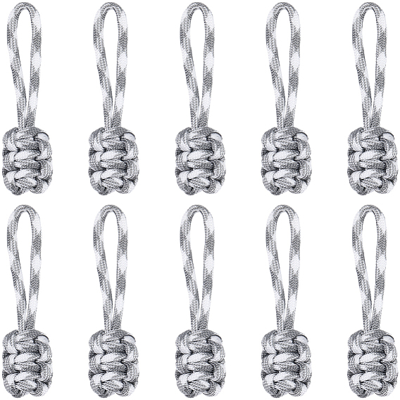 10шт. аксессуары для одежды, ремешок для застежки-молнии из полиэстера