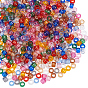 550шт 11 цвета прозрачные акриловые европейские бусины, баррель, большое отверстие шарик