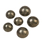 Полукруглые кабошоны из натурального золотого пирита, купол