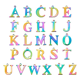 52 шт. 26 буквы 304 подвески из нержавеющей стали, алфавит