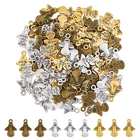 120шт 3цвета тибетский стиль ангел сплав подвески