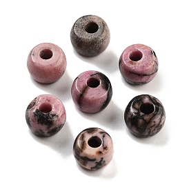 Natural Rhodonite Beads, Barrel