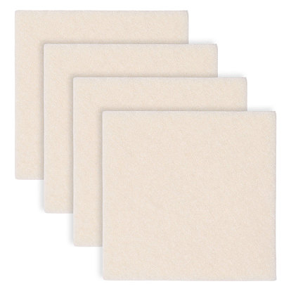 4шт. шерстяной ткани, квадратный