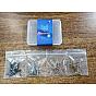 40Pcs 4 Color PVD Vacuum Plating 304 Stainless Steel Stud Earring Findings, with Loop