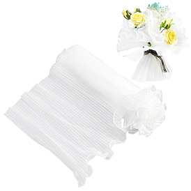 2Bolsas de gasa plisada, hilo, ramos de flores, envoltura, embalaje, adecuado para la decoración de regalos del día de la madre