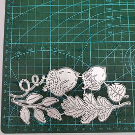 Leaf Carbon Steel Cutting Dies Stencils, for DIY Scrapbooking/Photo Album, Decorative Embossing DIY Paper Card