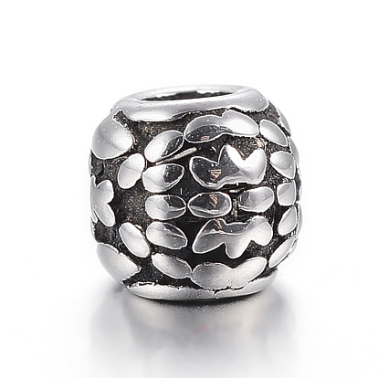 304 Stainless Steel Beads, Column