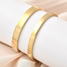 201 простые браслеты из нержавеющей стали, шарнирные браслеты для женщин