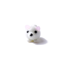 Puppy Glass Display Decoration, Dog Ornament for Home Decoration